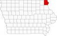 Allamakee County Map Iowa Locator
