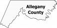 Allegany County Map Maryland