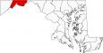 Allegany County Map Maryland Locator