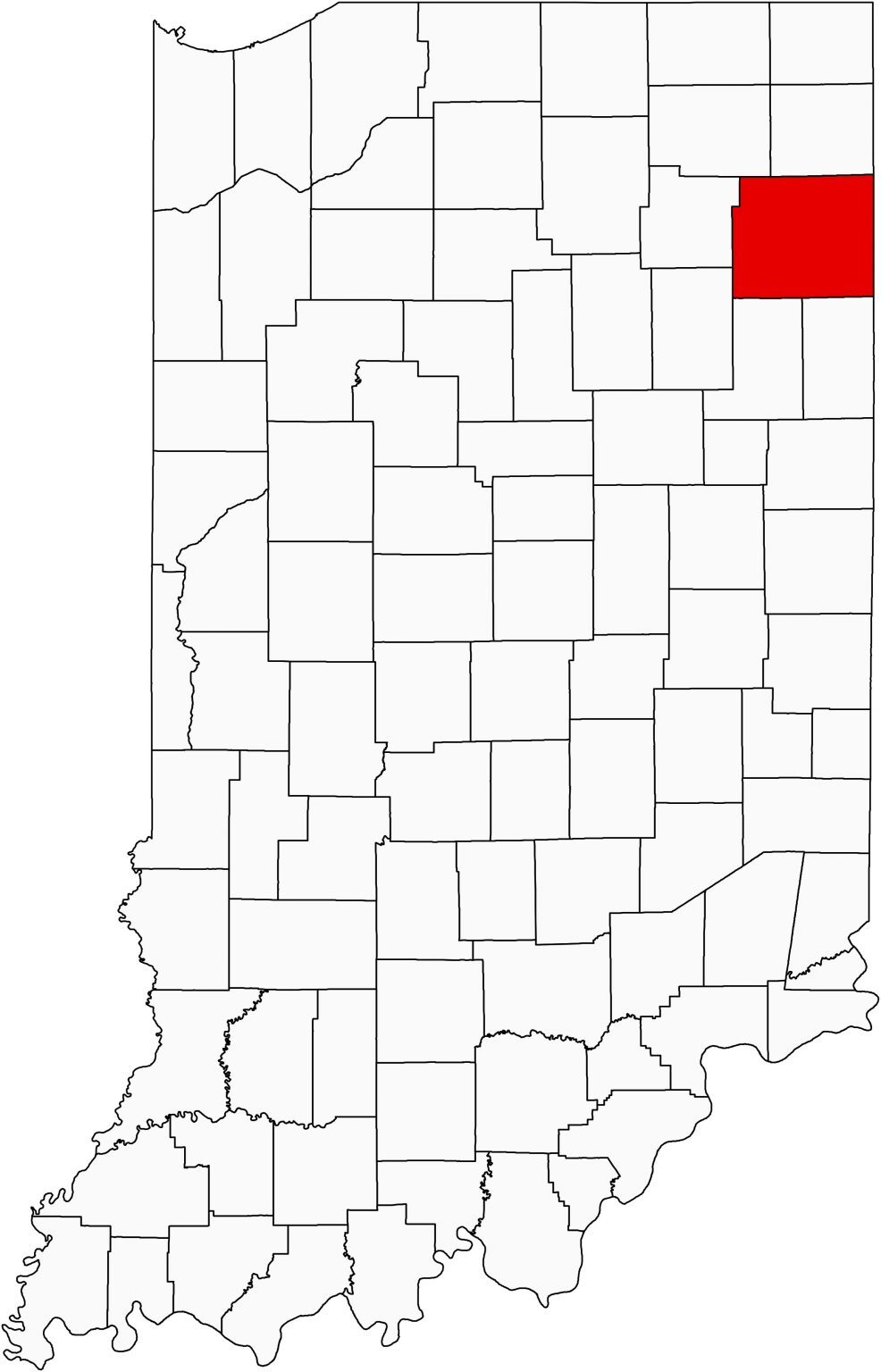 Indiana County Map - GIS Geography