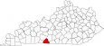 Allen County Map Kentucky Locator