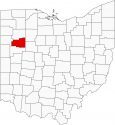 Allen County Map Ohio Locator
