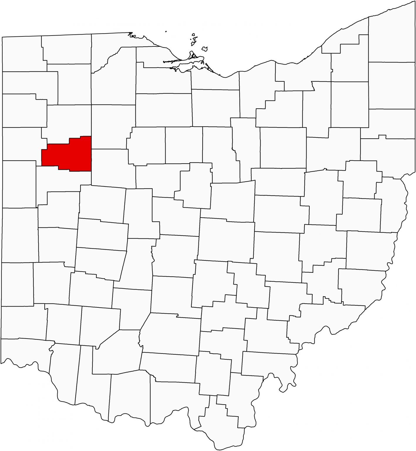 Ohio County Map - GIS Geography