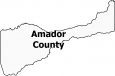 Amador County Map California