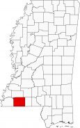 Amite County Map Mississippi Locator