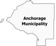 Anchorage Municipality Map Alaska
