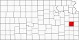Anderson County Map Kansas Inset
