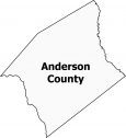 Anderson County Map South Carolina