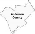 Anderson County Map Tennessee