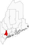 Androscoggin County Map Maine Locator