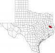 Angelina County Map Texas Locator