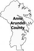 Anne Arundel County Map Maryland
