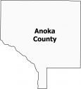 Anoka County Map Minnesota