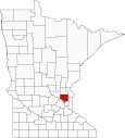 Anoka County Map Minnesota Locator