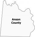 Anson County Map North Carolina