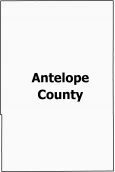 Antelope County Map Nebraska