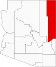 Apache County Map Arizona Locator