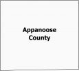 Appanoose County Map Iowa