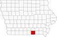 Appanoose County Map Iowa Locator