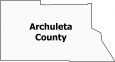 Archuleta County Map Colorado