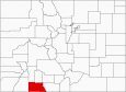 Archuleta County Map Colorado Locator