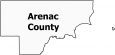 Arenac County Map Michigan