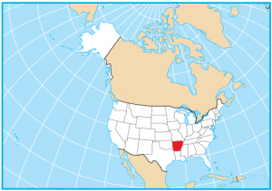 Arkansas Map Extent