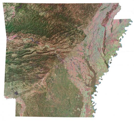 Map of Arkansas - Cities and Roads - GIS Geography