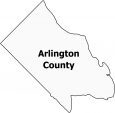 Arlington County Map Virginia