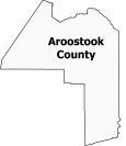 Aroostook County Map Maine