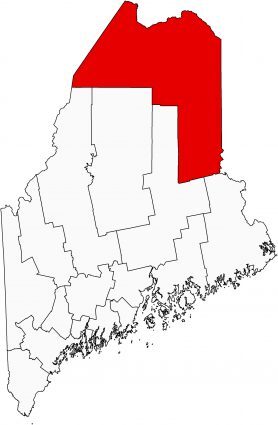 Maine County Map - GIS Geography