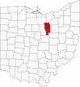 Ashland County Map Ohio Locator