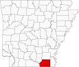 Ashley County Map Arkansas Locator