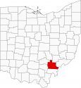 Athens County Map Ohio Locator