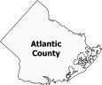 Atlantic County Map New Jersey