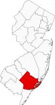 Atlantic County Map New Jersey Locator
