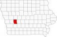 Audubon County Map Iowa Locator