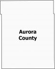 Aurora County Map South Dakota