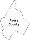 Avery County Map North Carolina