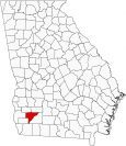 Baker County Map Georgia Locator