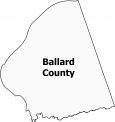 Ballard County Map Kentucky