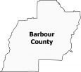 Barbour County Map Alabama