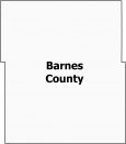 Barnes County Map North Dakota