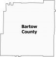 Bartow County Map Georgia