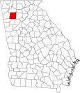 Bartow County Map Georgia Locator