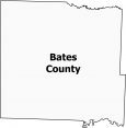 Bates County Map Missouri