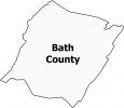 Bath County Map Virginia