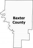 Baxter County Map Arkansas