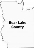 Bear Lake County Map Idaho