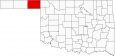 Beaver County Map Oklahoma Locator